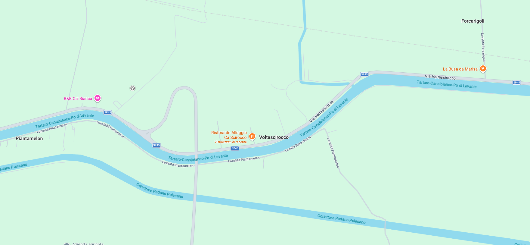 Mappa Cà Scirocco Adria